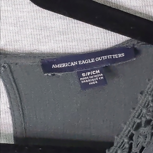 🎅🏻 3/$50 👯♀️Host Pick⚡️American Eagle Long Sleeve Lace Romper - Picture 10 of 10